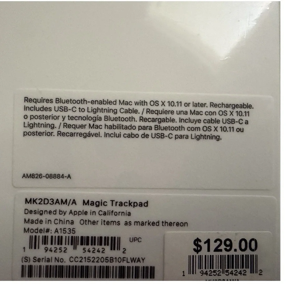 NEW Apple Magic Trackpad